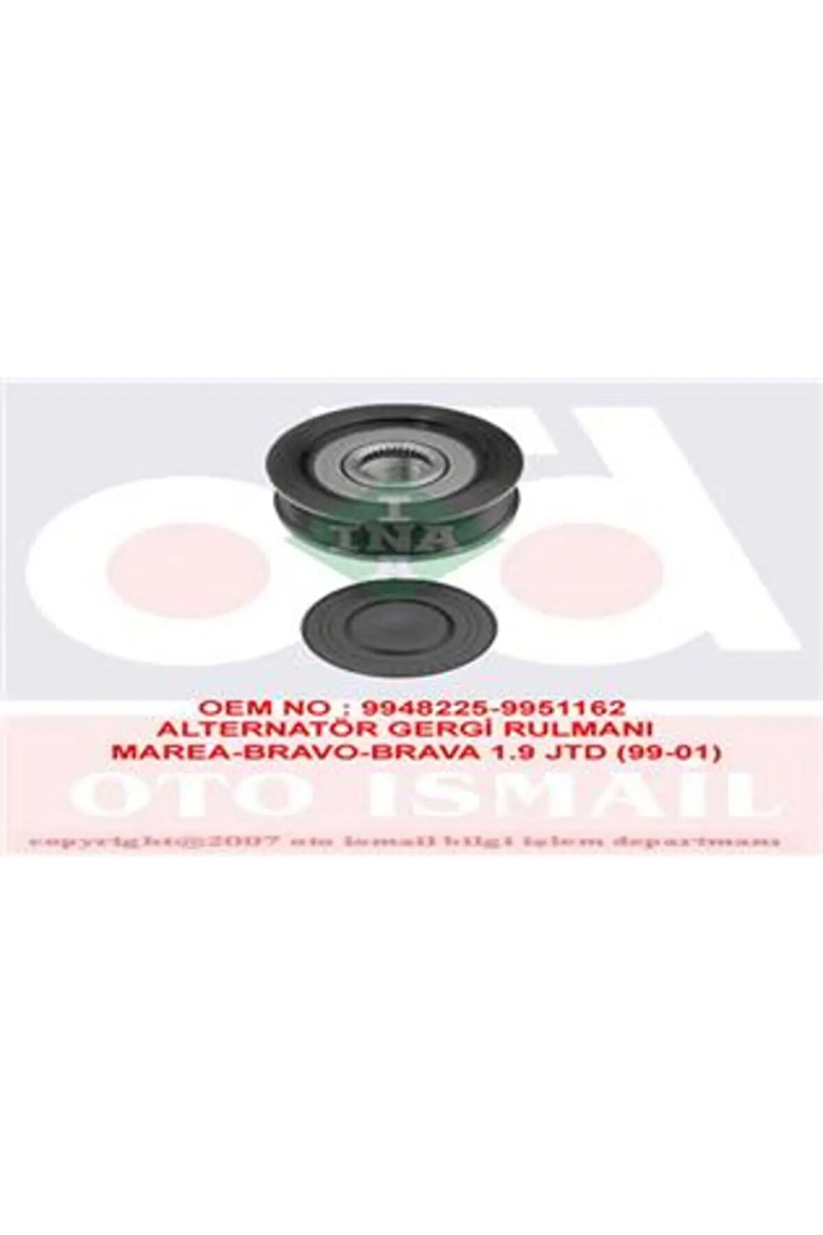 Alternatör Gergi Rulmanı Doblo 01- -bravo 96-01 -marea 96- 1.9td-1.9jtd