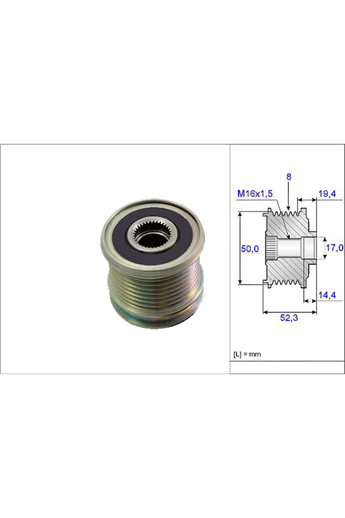 ALTERNATOR KASNAGI MERCEDES W204 W211 W164 X164 W463 W251 B906