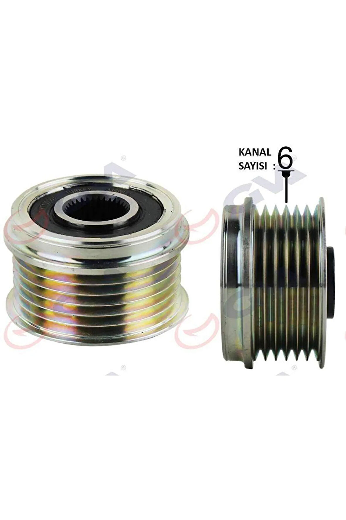 Alternatör Kasnağı Rulmanlı Astra H-combo-corsa C-d-merıva 1.3cdtı-doblo-grande Punto-lınea 1.3mtj