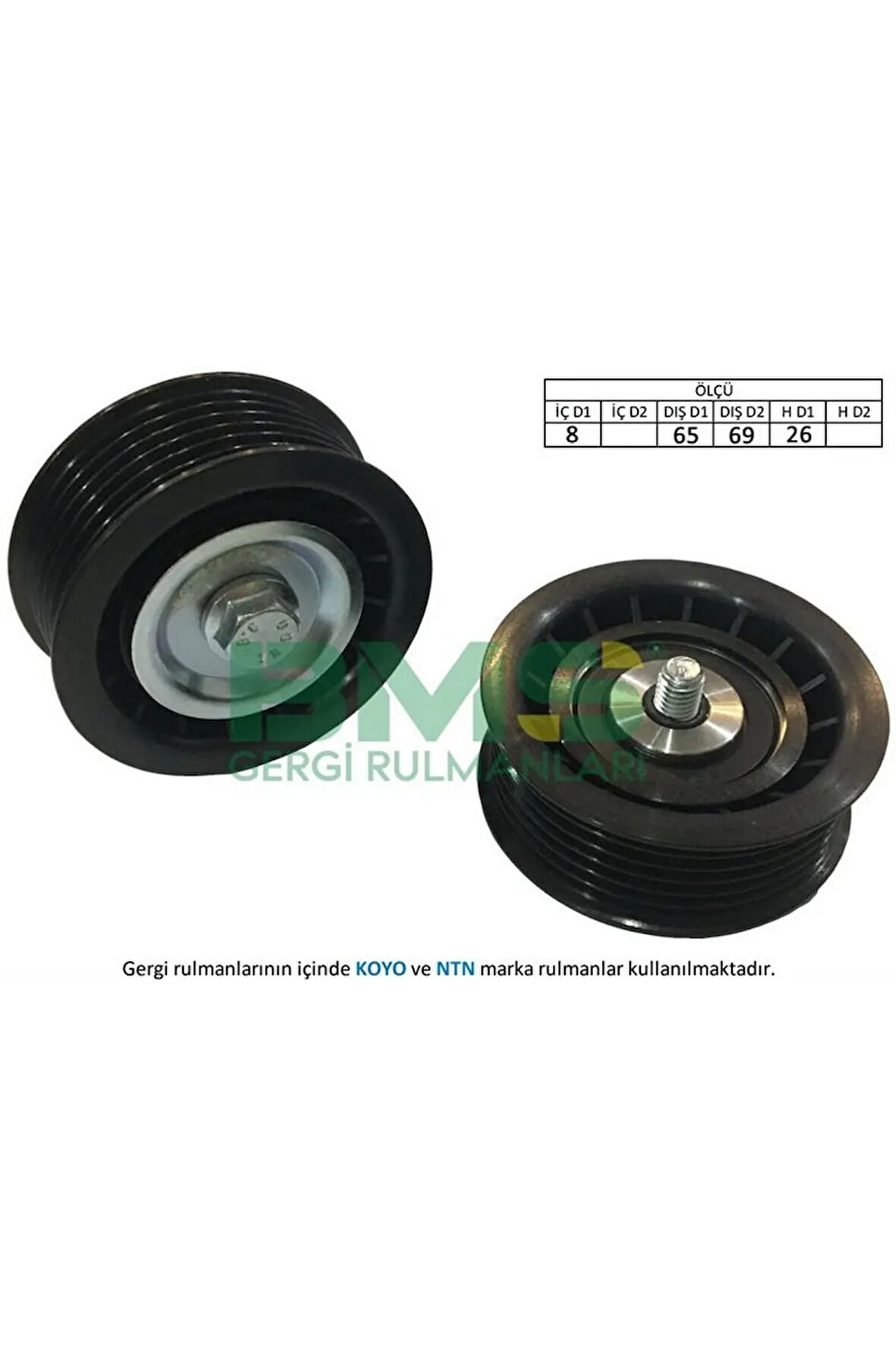Alternatör Gergi Rulmanı Bravo Iı-punto Uyumlu  1.6 Mtj-2.0 Dmtj 08 Delta Iıı-musa 1.8 08 70x65x26x8