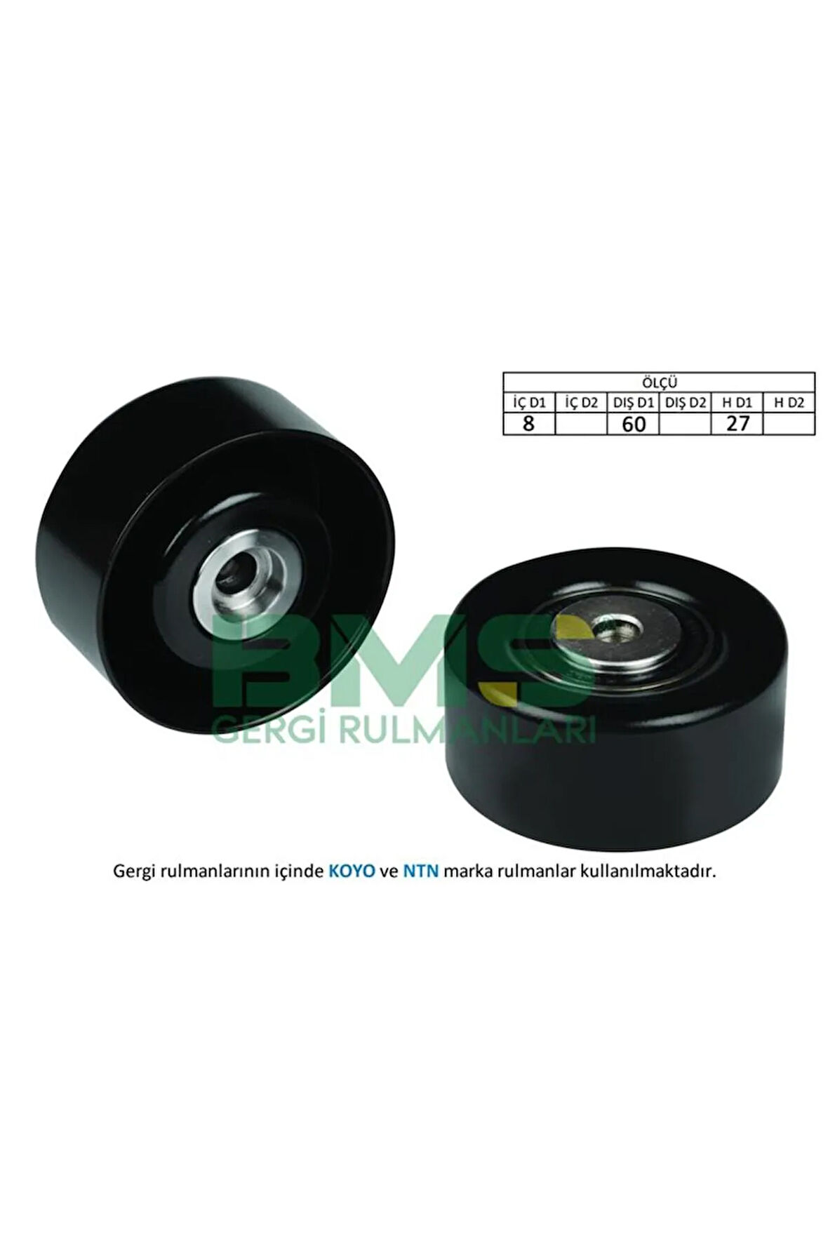 Alternatör Gergi Rulmanı Partner-p206-306-jumpy1.9d -p307 1.4 16v-1.6 16v-c2 1.4