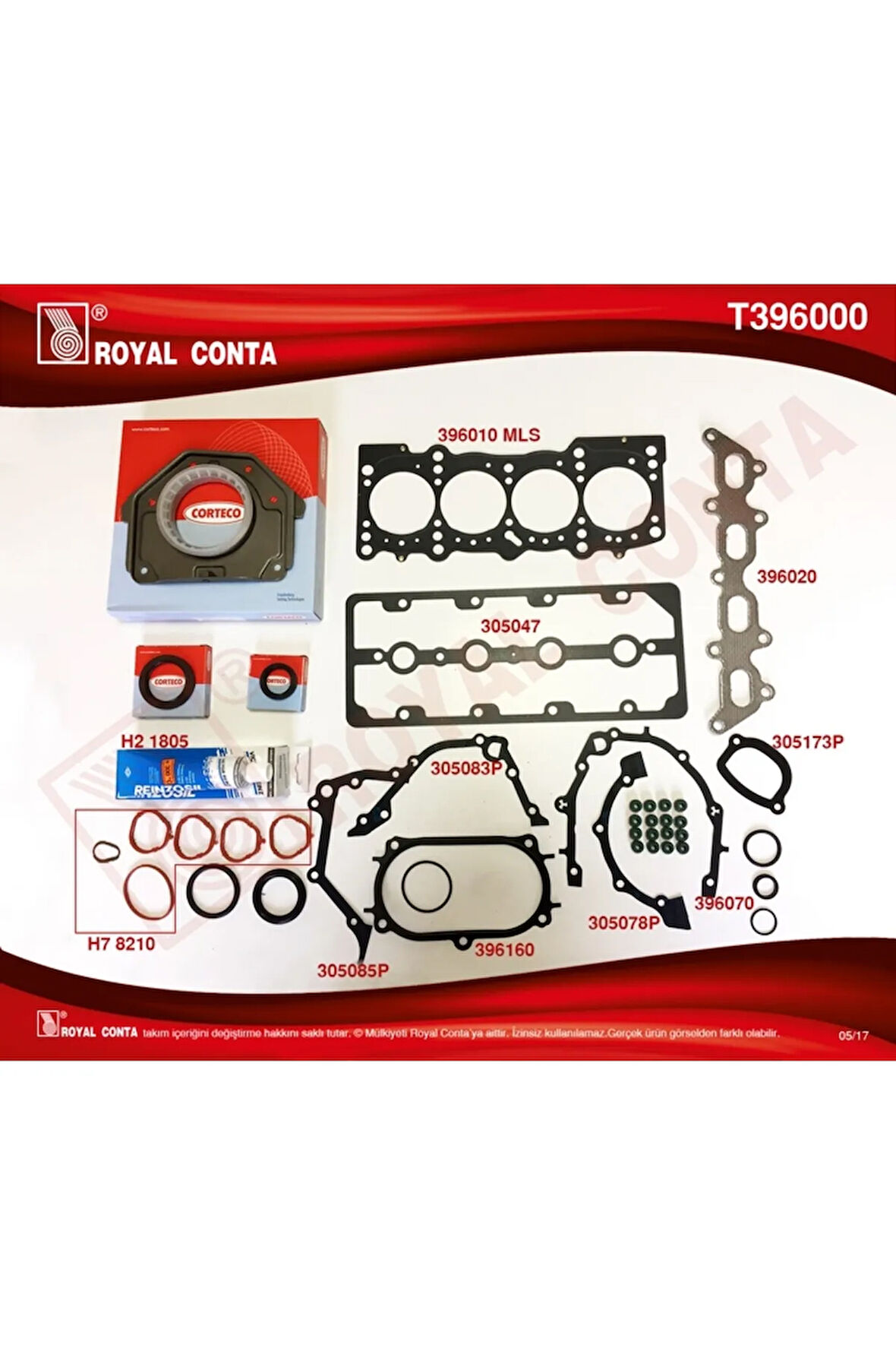 MOTOR TAKIM CONTA KEÇELİ ALBEA-MAREA 1.2 16V