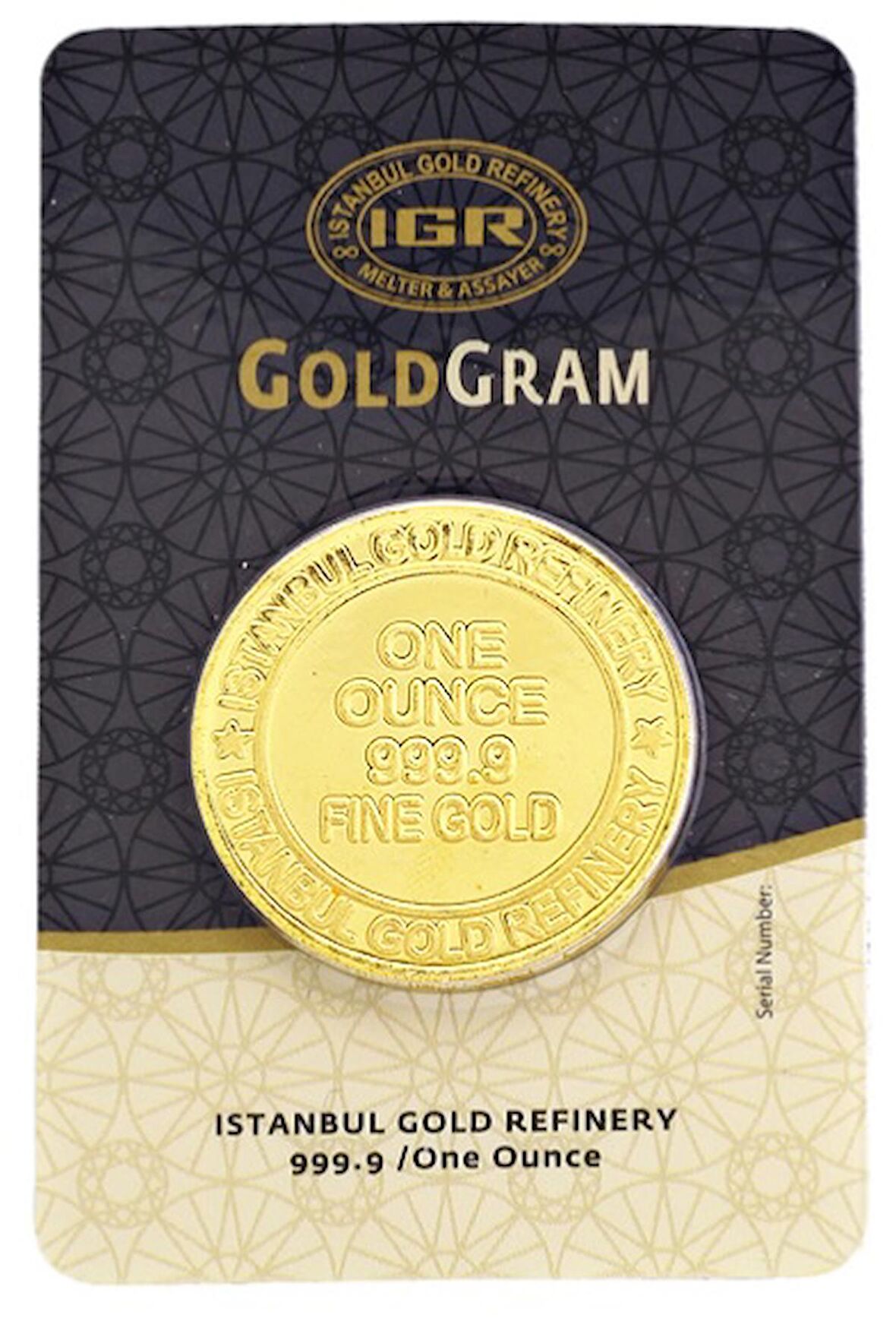 31.10 gr Ons 999.9 İAR Külçe Altın