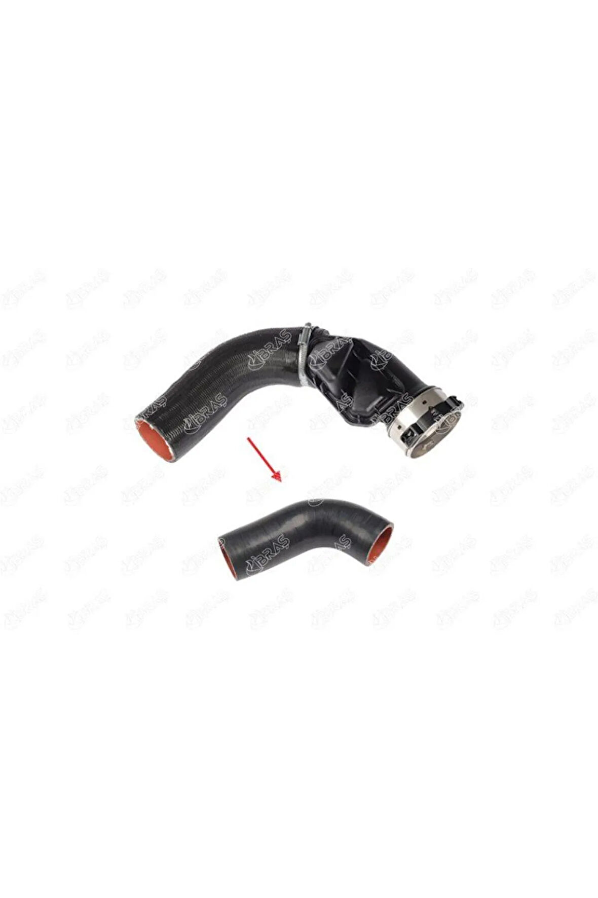 Turbo Hortumu Plasti?k Boru Hari?ç Ok I?le Gösteri?len Hortum Volvo S60 Iii 224 T8 T