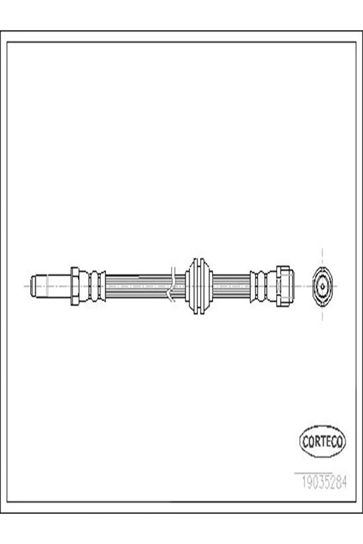 Fren Hortumu On Mercedes Vıano W639 03- Vıto W639 03- 19035284 Oem