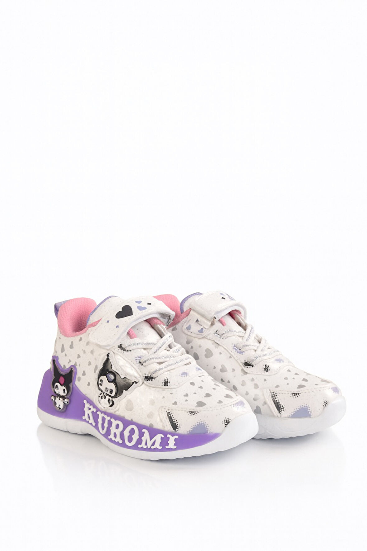  KUROMİ KIZ ÇOCUK SİYAH MAVİLİ HAFİF VE ESNEK GÜNLÜK SPOR AYAKKABI 26 İLE 30 NO ARASI IŞIKLIDIR