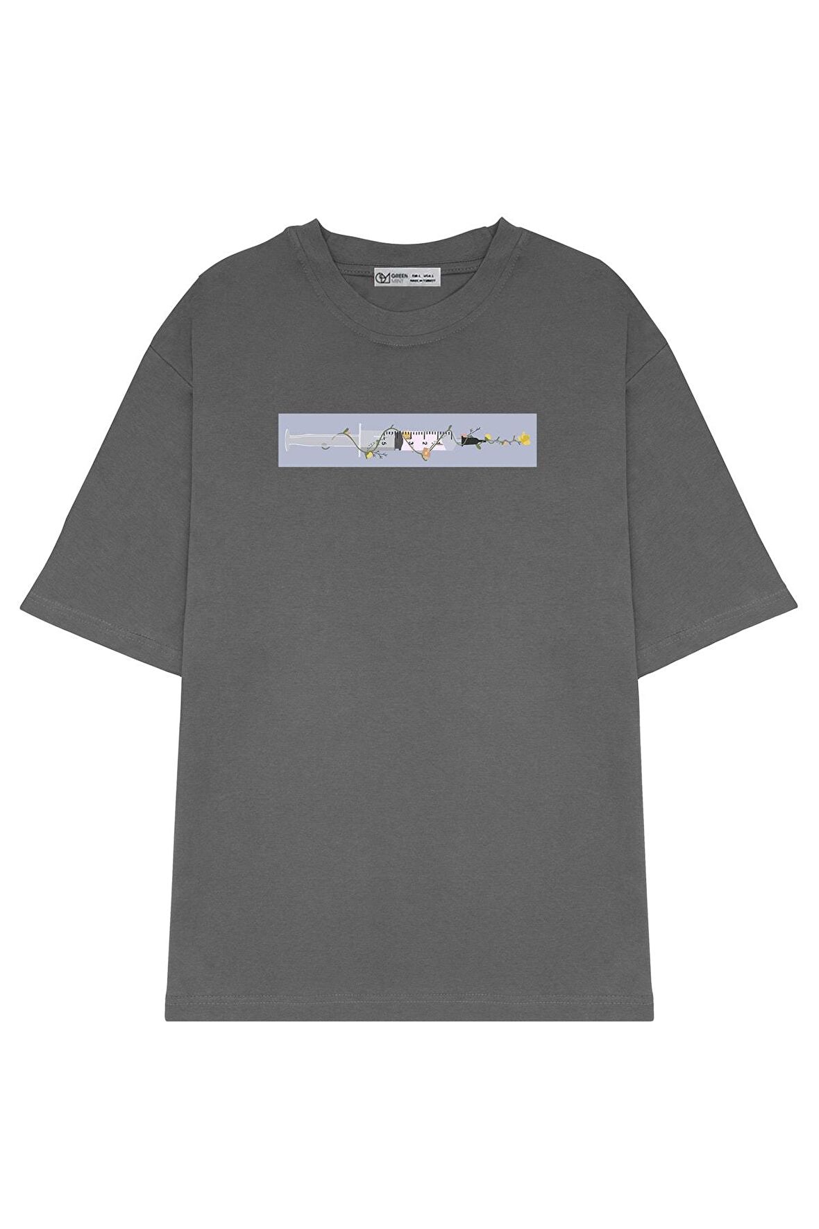 Unisex Oversize T-shirt Enjektör Hemşire