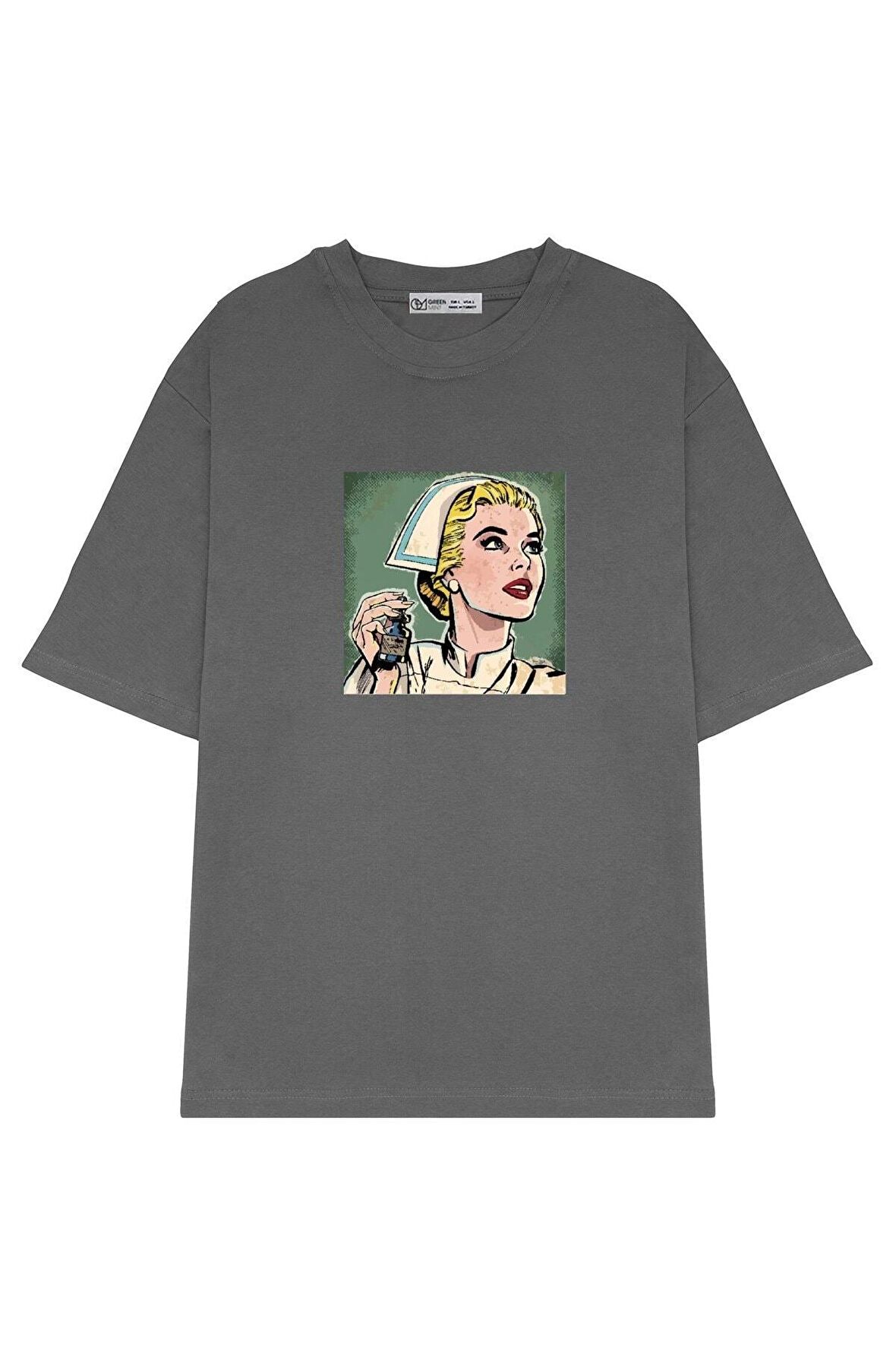 Unisex Oversize T-shirt Hemşire kopyası
