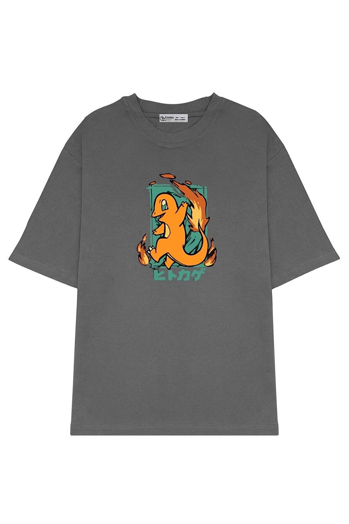 Unisex Oversize T-shirt Pokemon Charmander