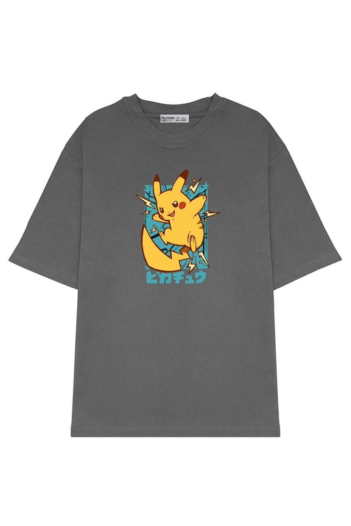 Unisex Oversize T-shirt Pokemon Pikachu 1