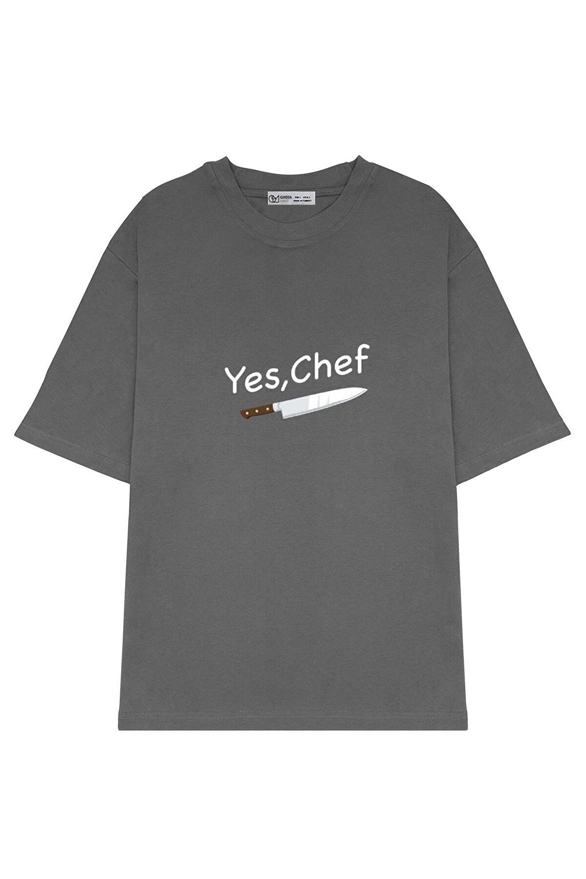 Unisex Oversize T-shirt Yes Chef