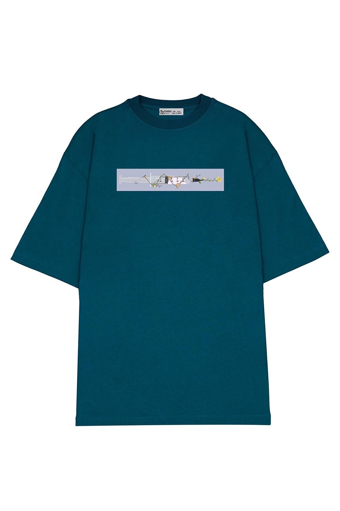 Unisex Oversize T-shirt Enjektör Hemşire