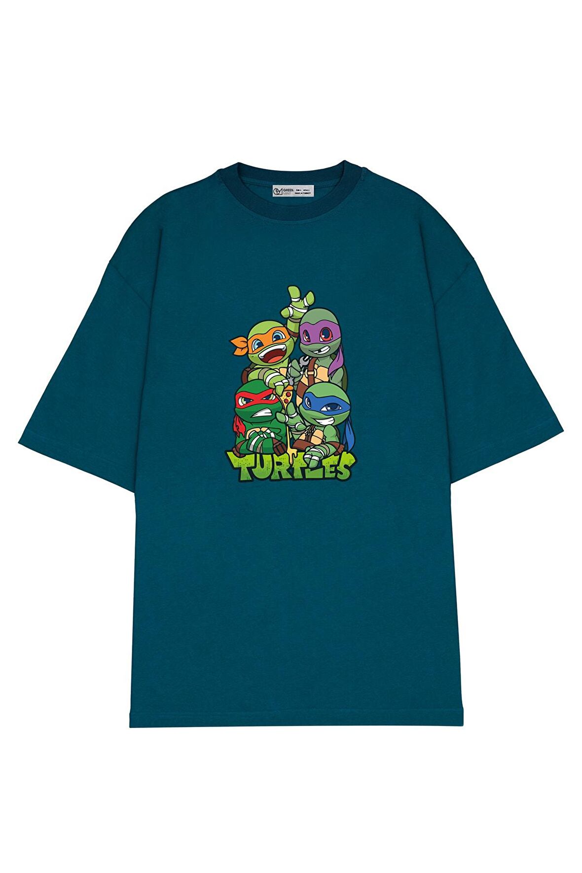 Unisex Oversize T-shirt Ninja Turtles Cartoon