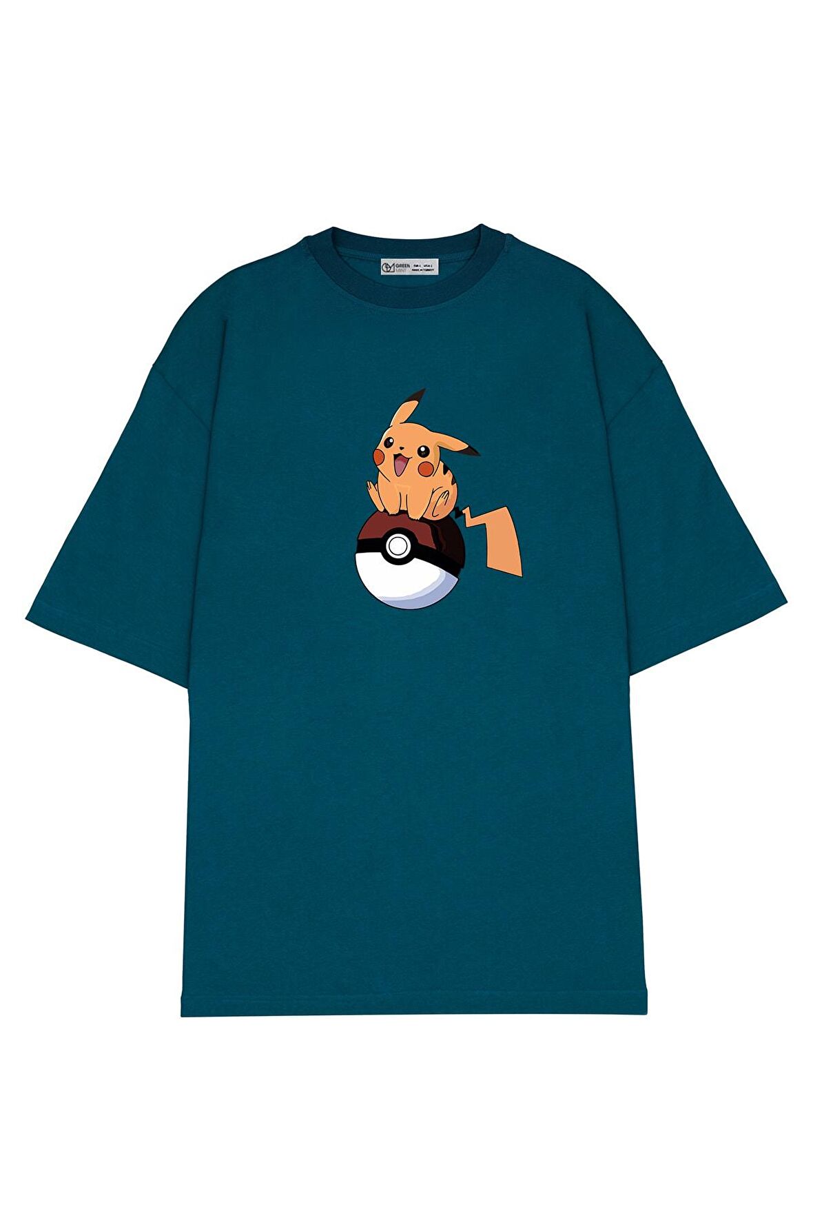 Unisex Oversize T-shirt Pokemon Pikachu