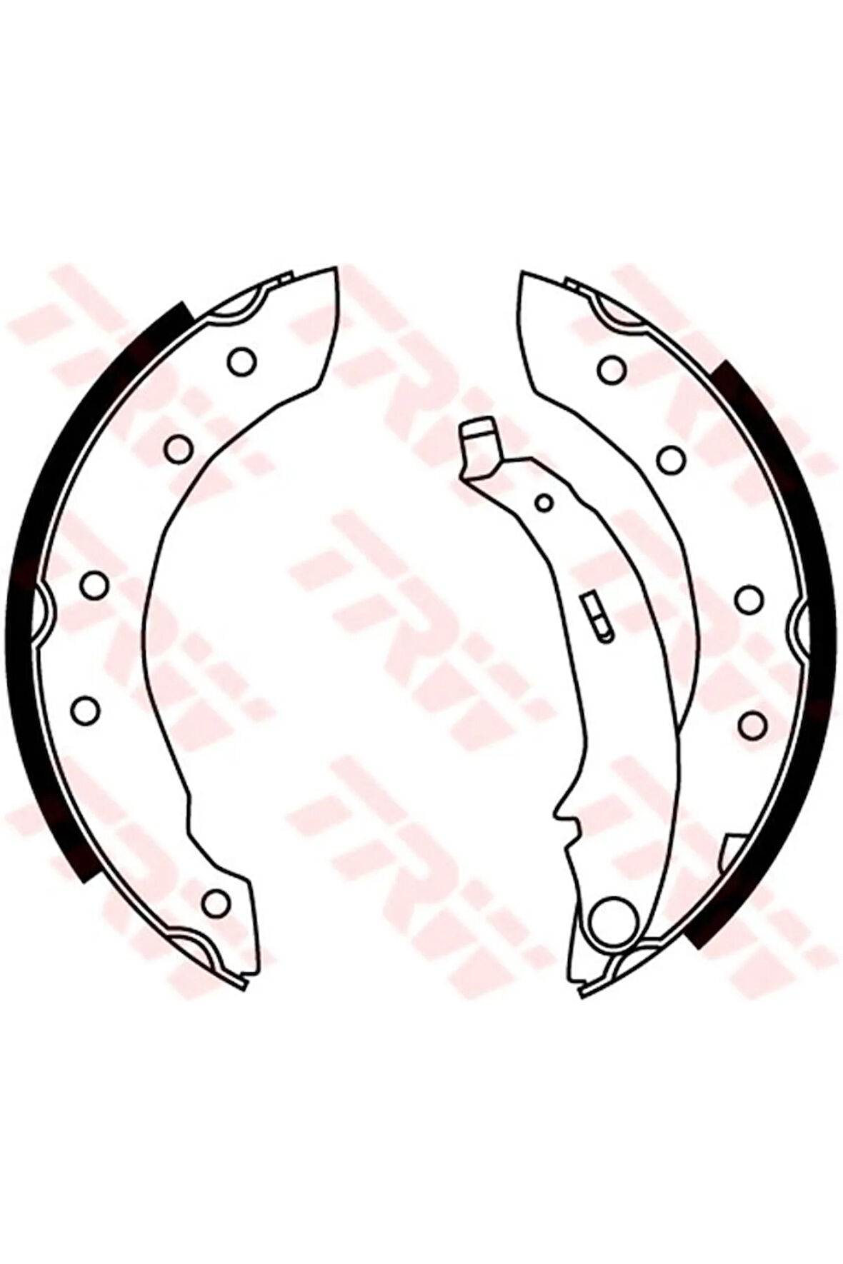 ARKA PABUÇ BALATA P106-P206-P306-SAXO-XSARA-CLIO II-SYMBOL-THALIA-LGN-TWNG-LOGAN