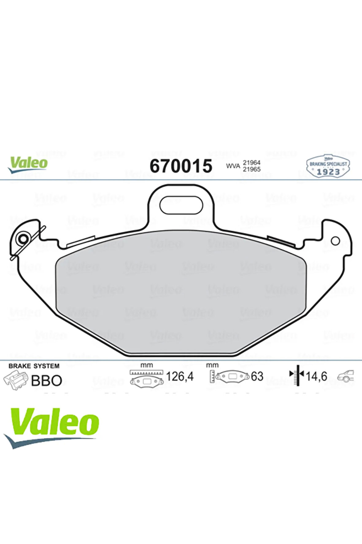 ARKA BALATA LGN 1.6 1.8 1.9DCİ 2.0 16V-2.2 3.0 93-01