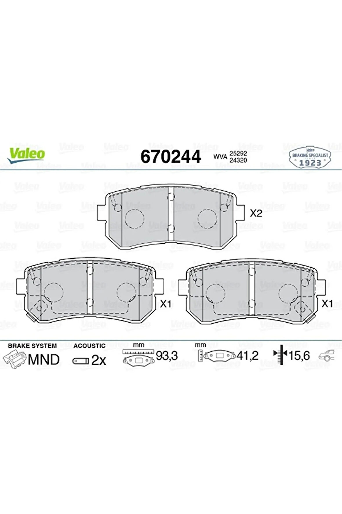 Arka Balata Hyundaı Ix35 1.6-2.0-2.0 4wd 10 Kıa Cerato Iı 2.0-1.6 Cvvt-2.0 Gdı 1