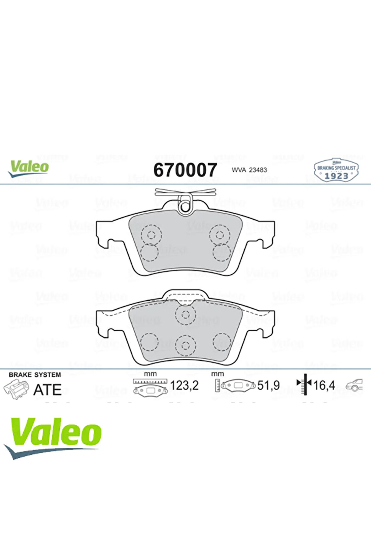 Arka Balata Focus Iı Cmax 03 Connect 02 Laguna Iıı 07 Opel Vectra C 02 Sıgnum 03