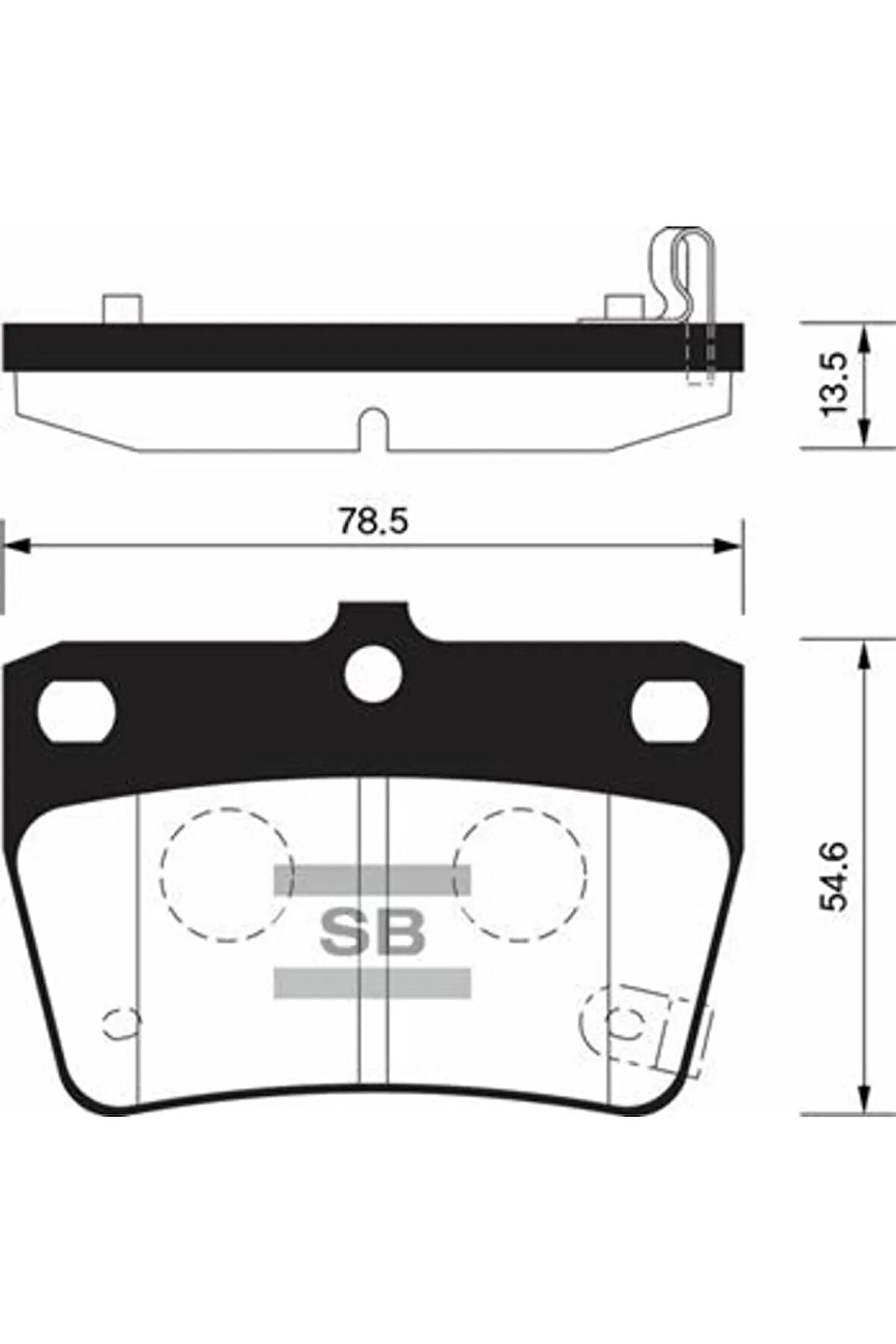 Arka Fren Balata Toyota Rav4 2.0l 1az-fe Aca21 01-05 / Chery Tıggo 1.6l 2.0l J11