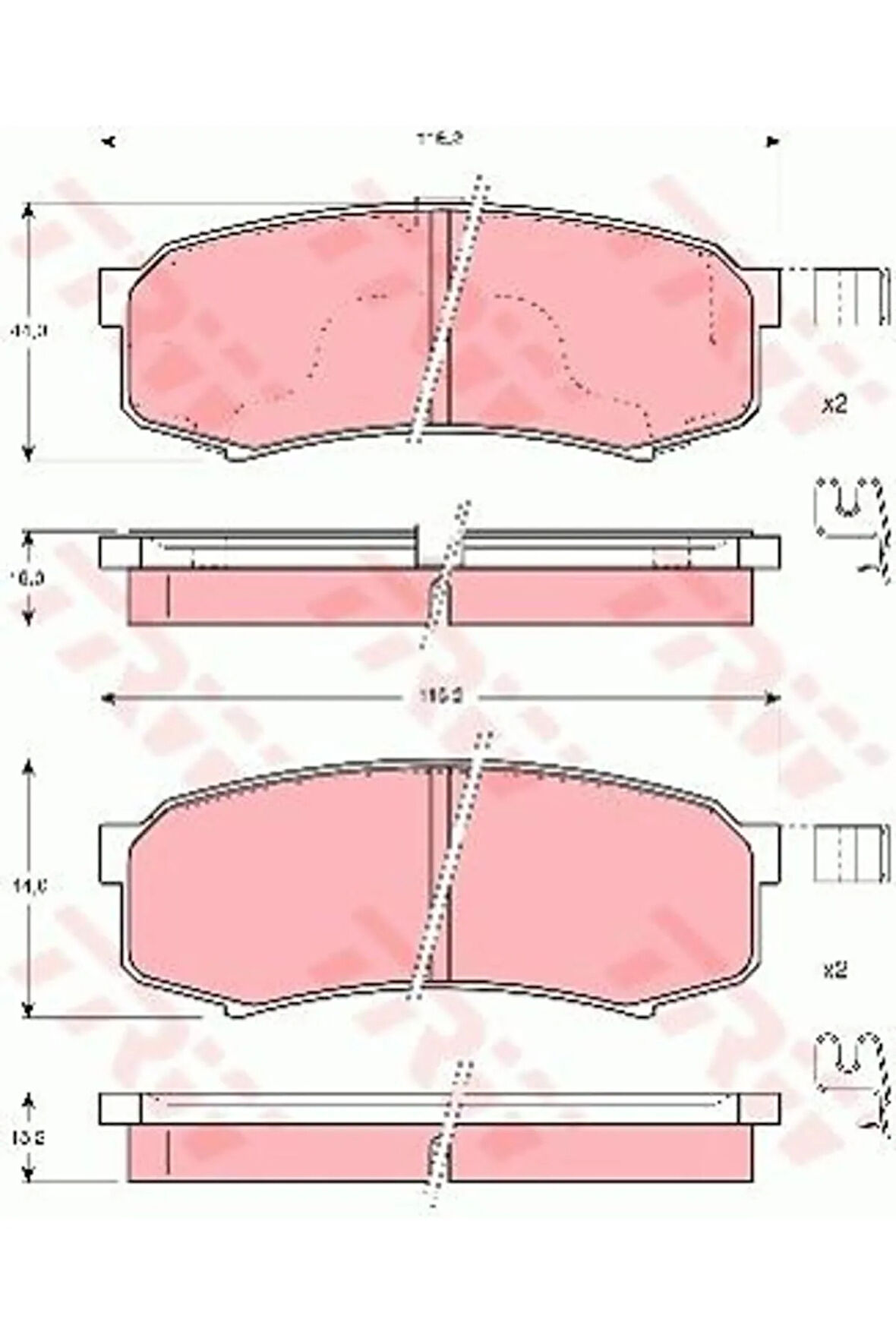 ARKA BALATA PAJERO IV 10 CRUISER 80-90-300