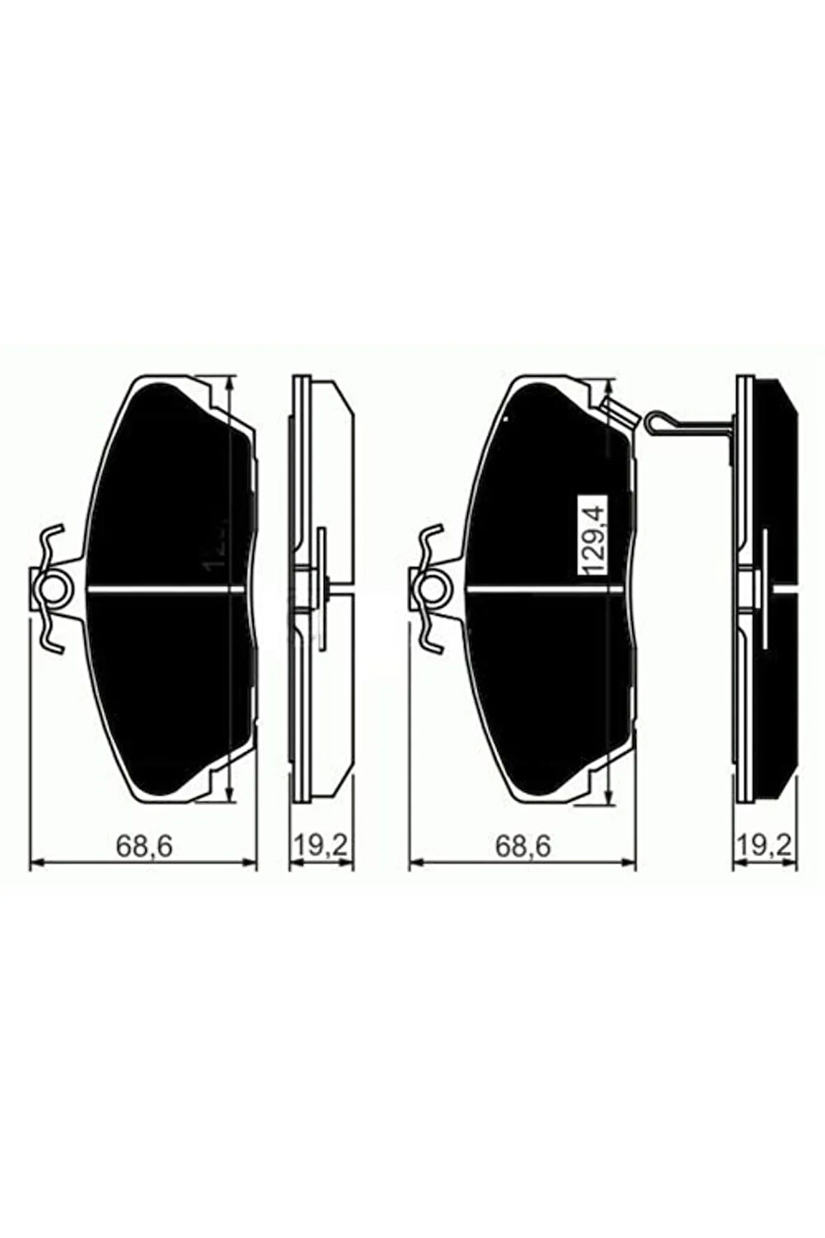 Fren Balatası On Freelander I L314 Honda Cıvıc Vı Delphı Lp911 Sfp100360-45022st3e22-45022s6de01