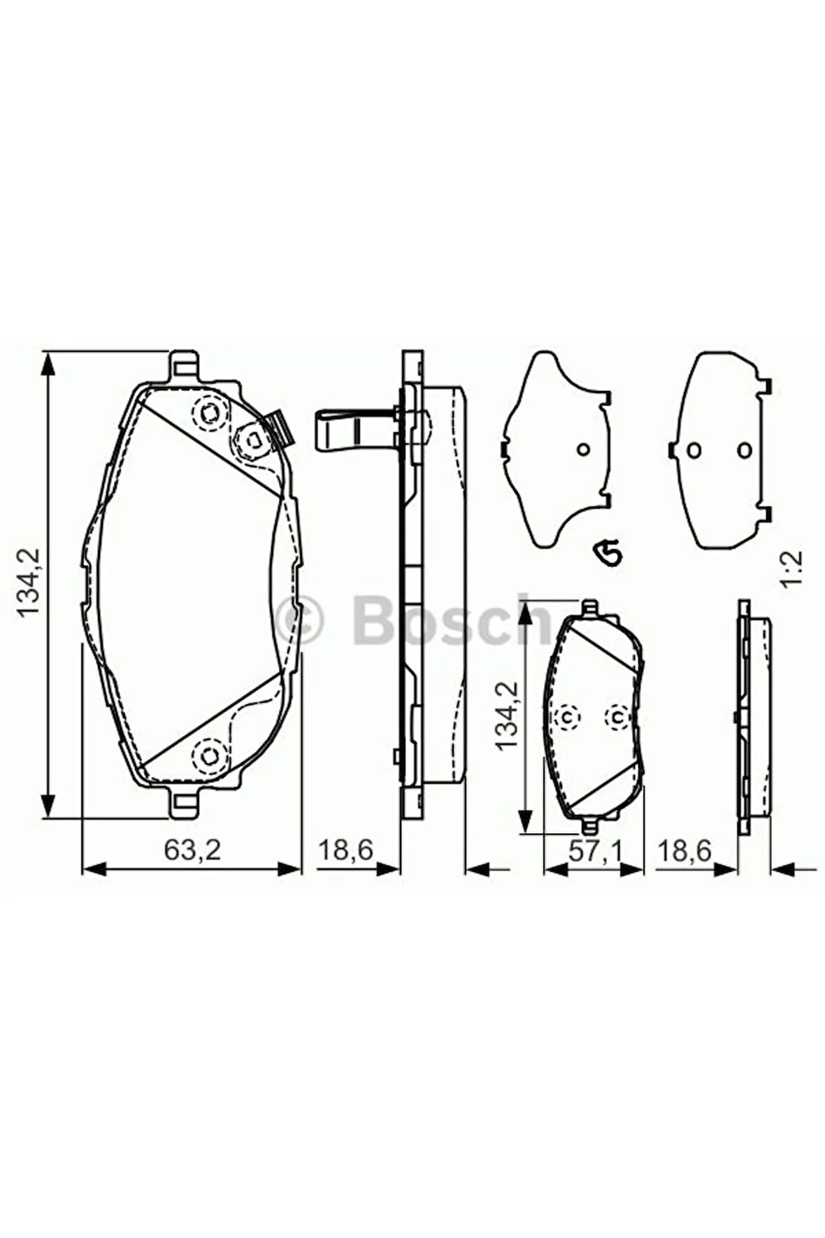 0986tb3213 Ön Balata Aurıs Nze18-zre18 -corolla Sedan 1.6 Vvti-1.33-1.6-1.8 Vvti