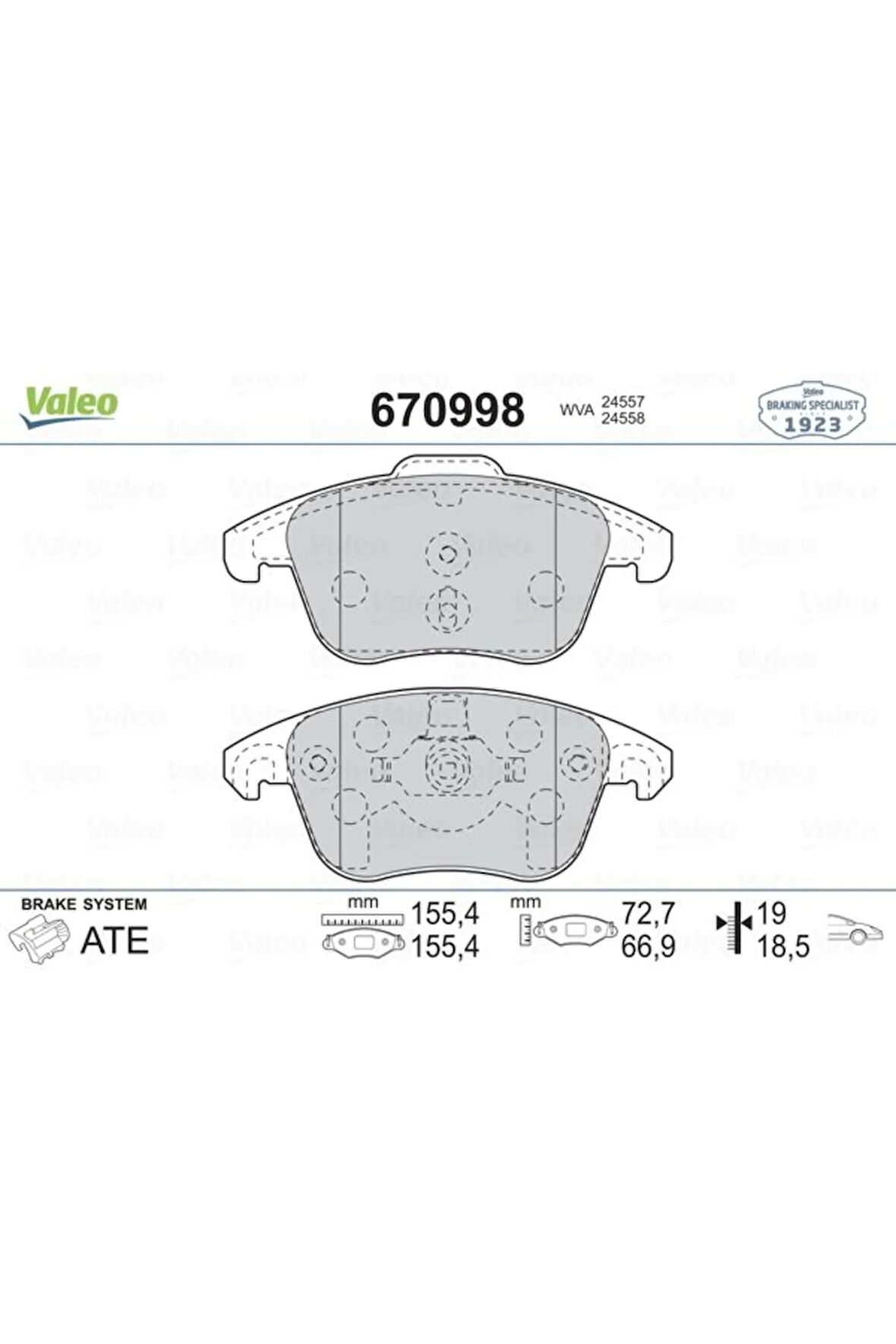 Ön Balata C4 Picasso 06 11 P5008 1.6 16v-2.0 16v-2.0 Hdi 08 12 P3008 12 Ds4 11 D