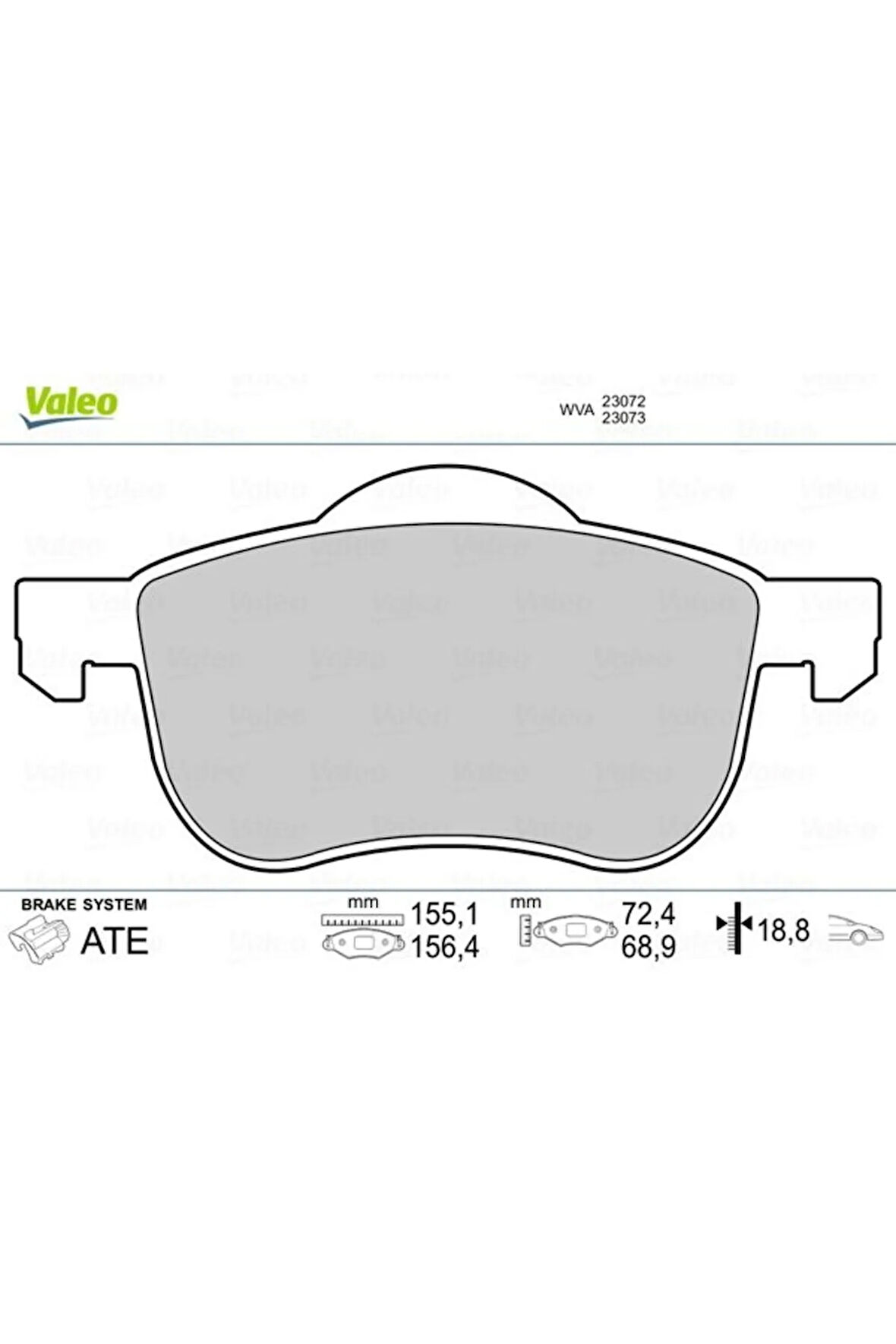 Ön Balata Volvo S60 00-10 S80 98-06 V70 97-07 Xc70 00-07 S70 97-00