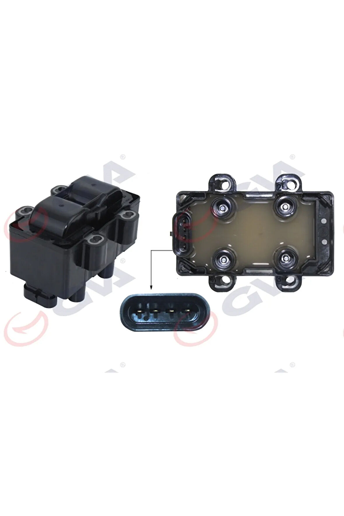 Ateşleme Bobini Çiftli Kangoo- Clıo I-ıı-ıı 1.2 -1.6 - Megan I 1.4- 1.6-scenıc-t
