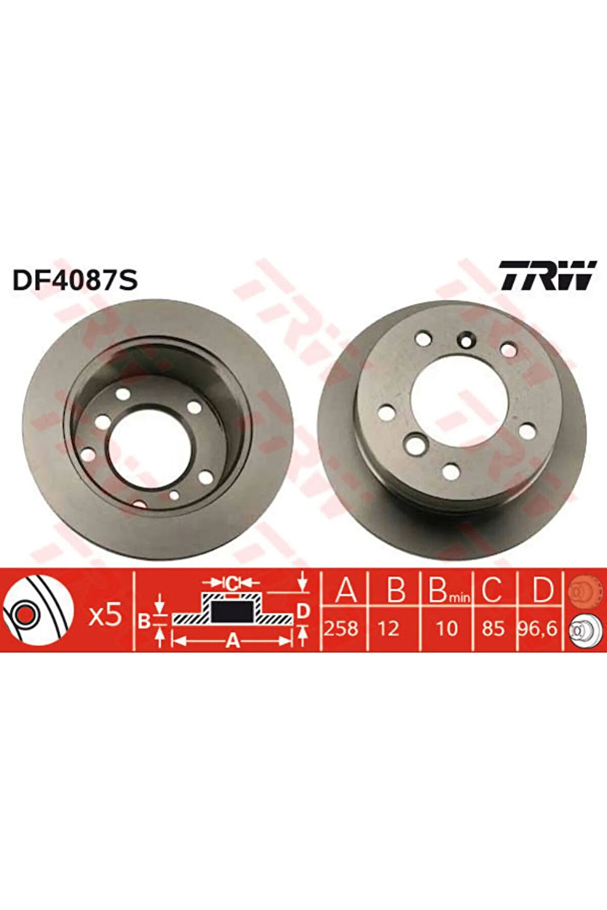 FREN DISKI ARKA MERCEDES W463 B901 B904 . VW LT 28-35-46