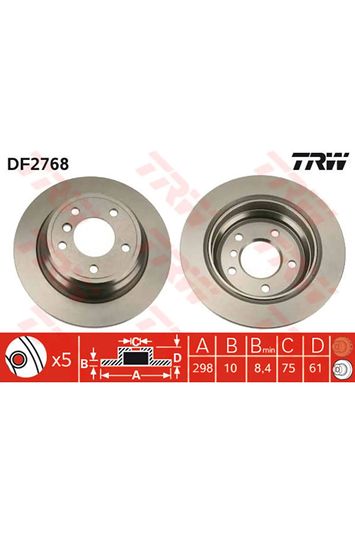 FREN DISKI ARKA BMW E39 96 03