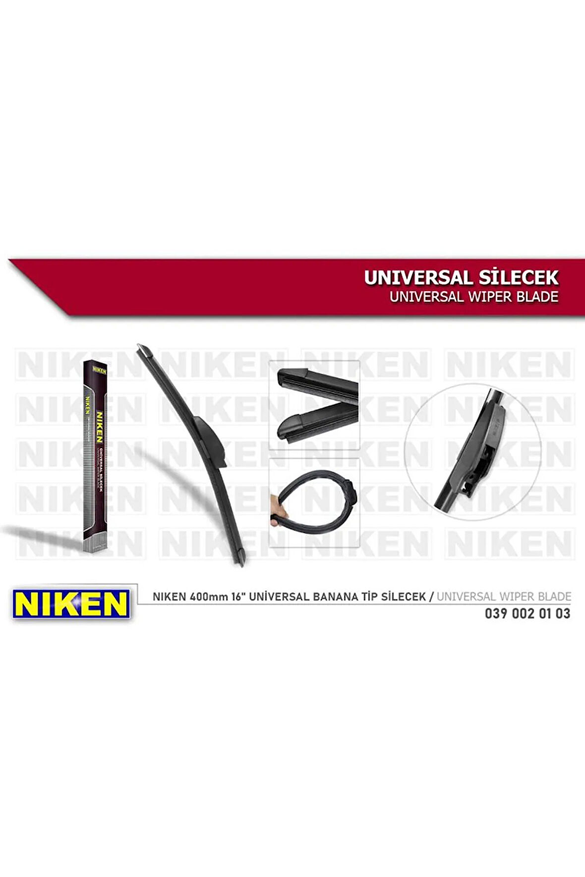 SİLECEK 400mm UNİVERSAL MUZ BANANA TİP