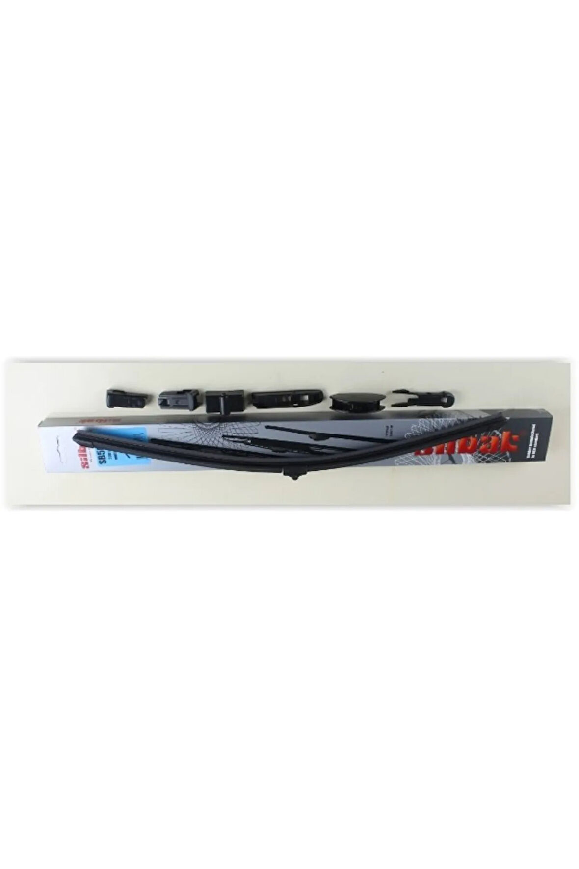 Silecek Süpürgesi Muz Tipi Grafitli 480mm 6 Aparatlı