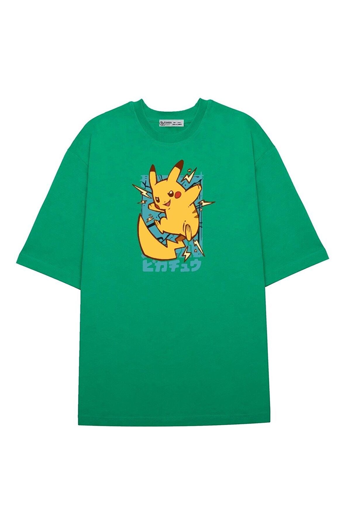 Unisex Oversize T-shirt Pokemon Pikachu 1