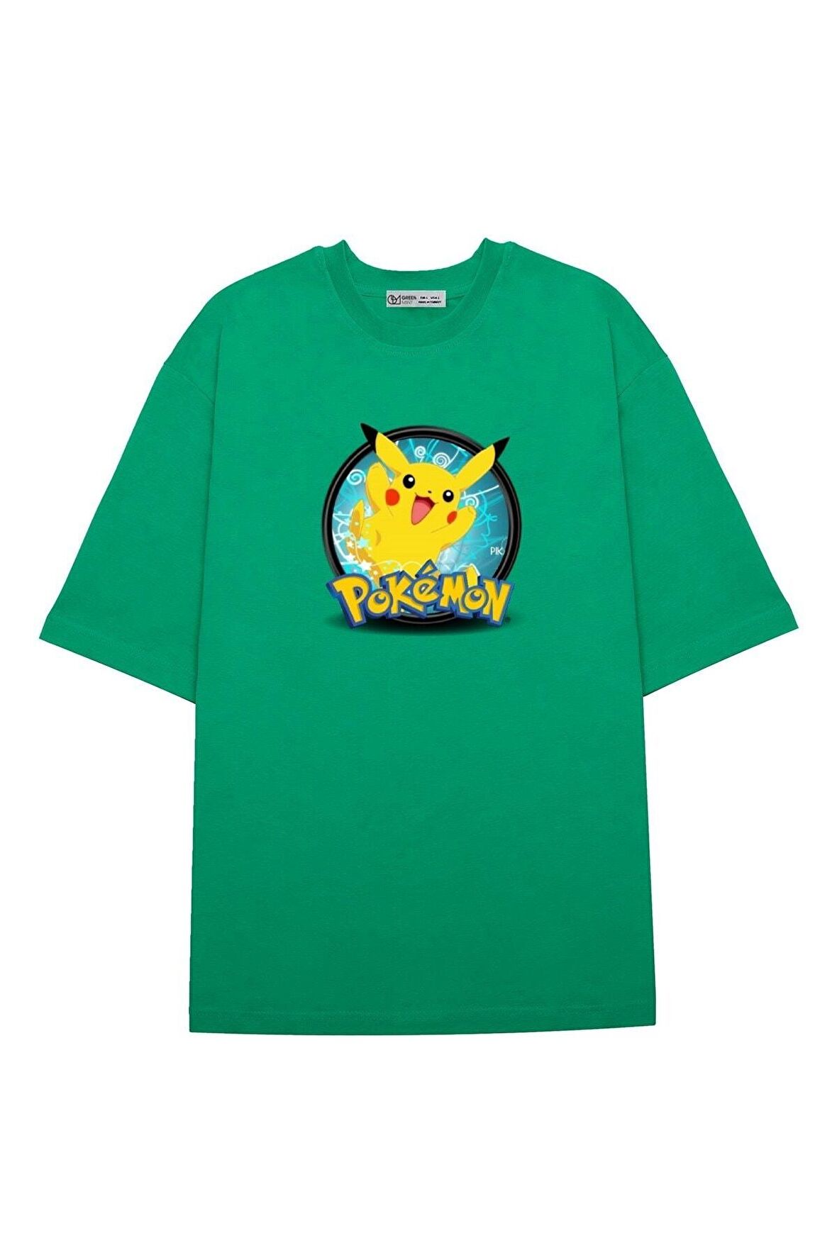 Unisex Oversize T-shirt Pokemon Pikachu2