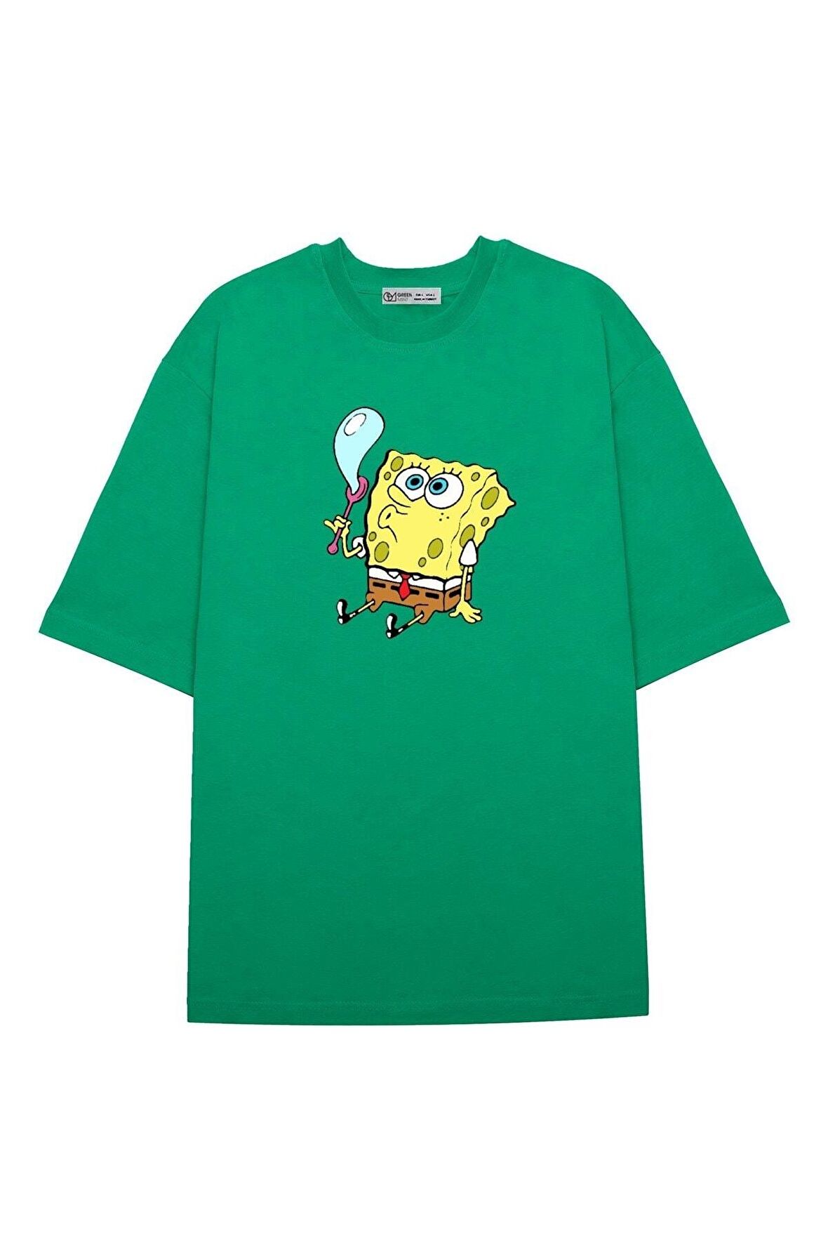 Unisex Oversize T-shirt Sünger Bob