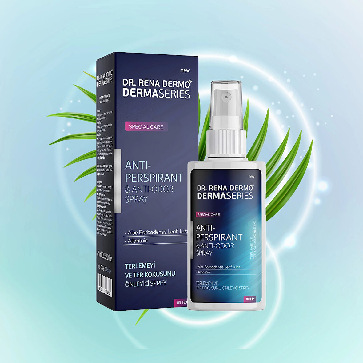 Dr.Rena Dermo Anti - Perspirant Sprey -Terlemeyi ve Ter Kokusunu Önleyici Sprey