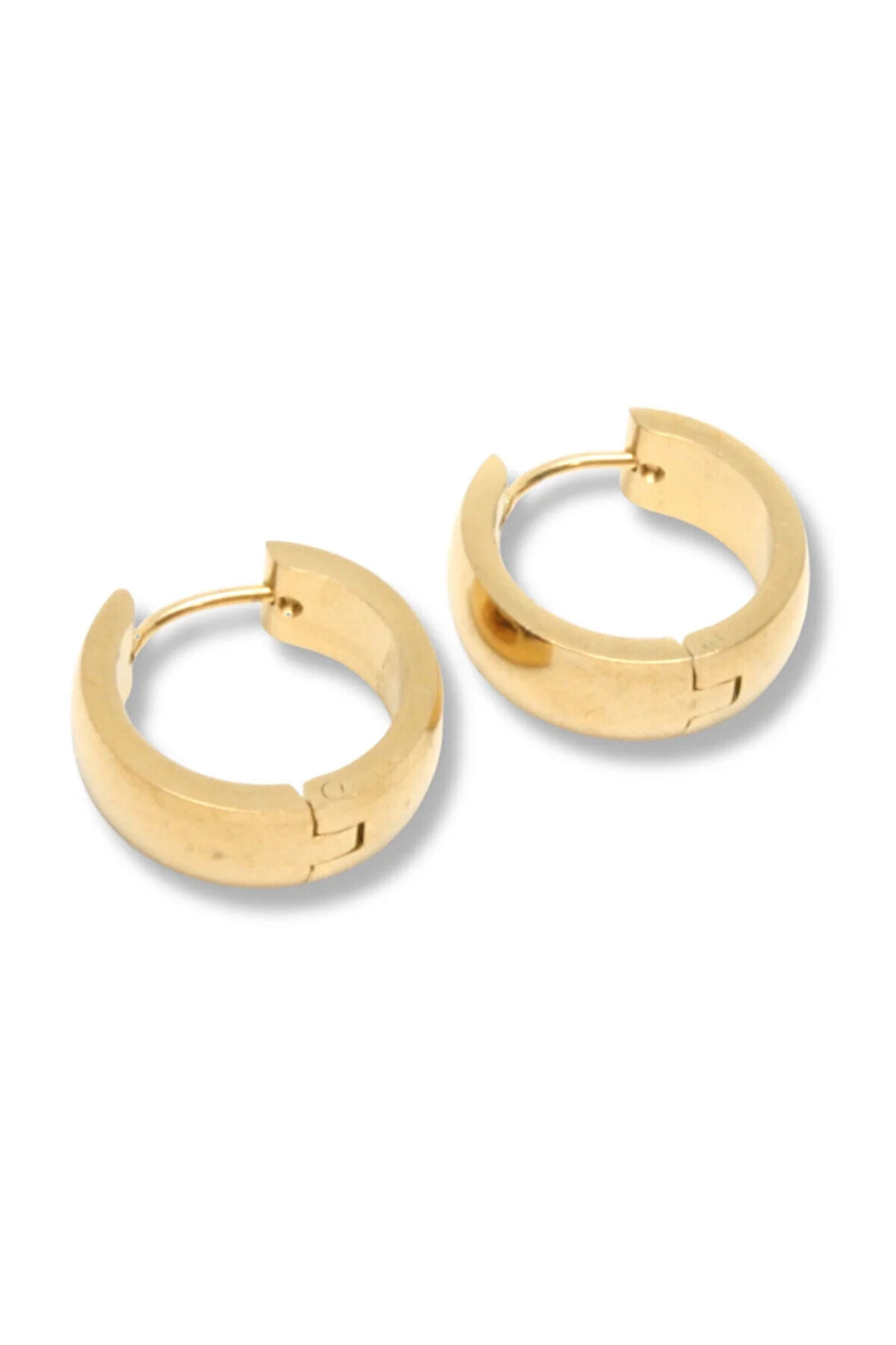 Gold 6 mm Çelik Erkek Küpe