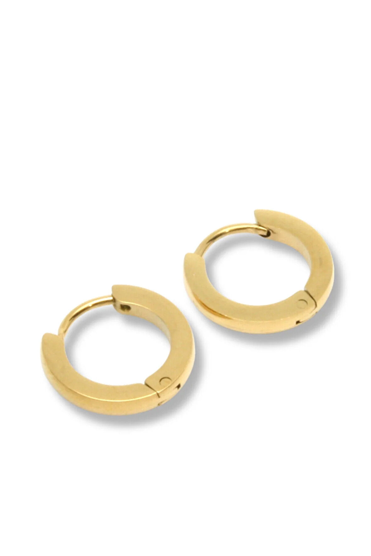 9 mm Çelik Gümüşrenk Küpe