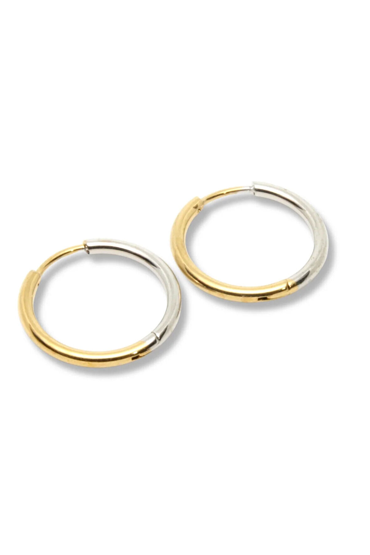 Çift Renk 16 mm Küpe