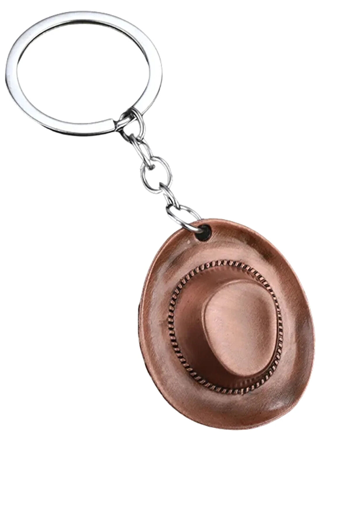 Bronz Kovboy Şapkası Anahtarlık