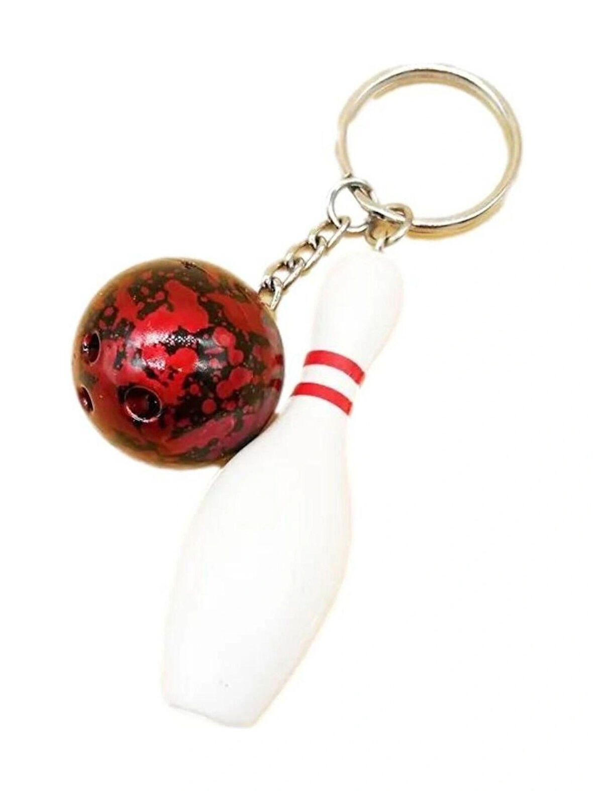 Ocean Pole Bowling Kırmızı Anahtarlık