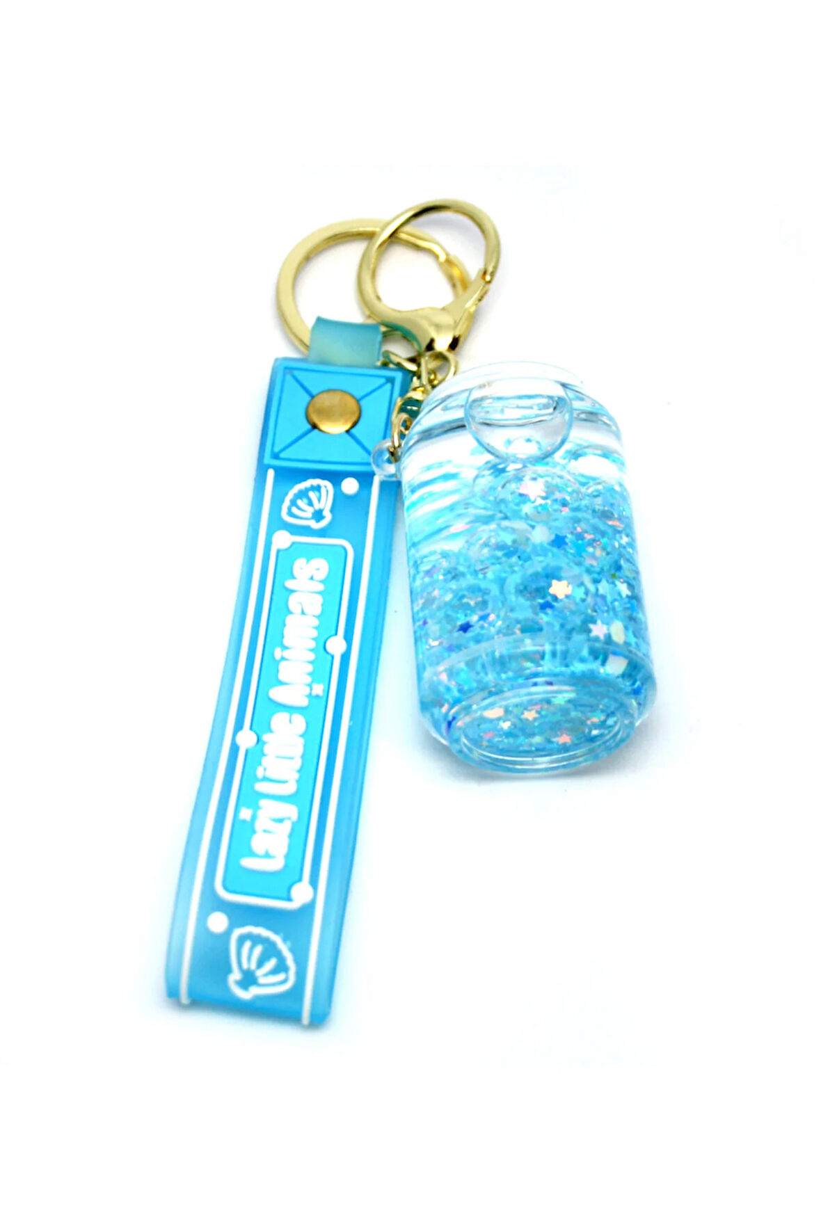 Kutu Kola Mavi Anahtarlık