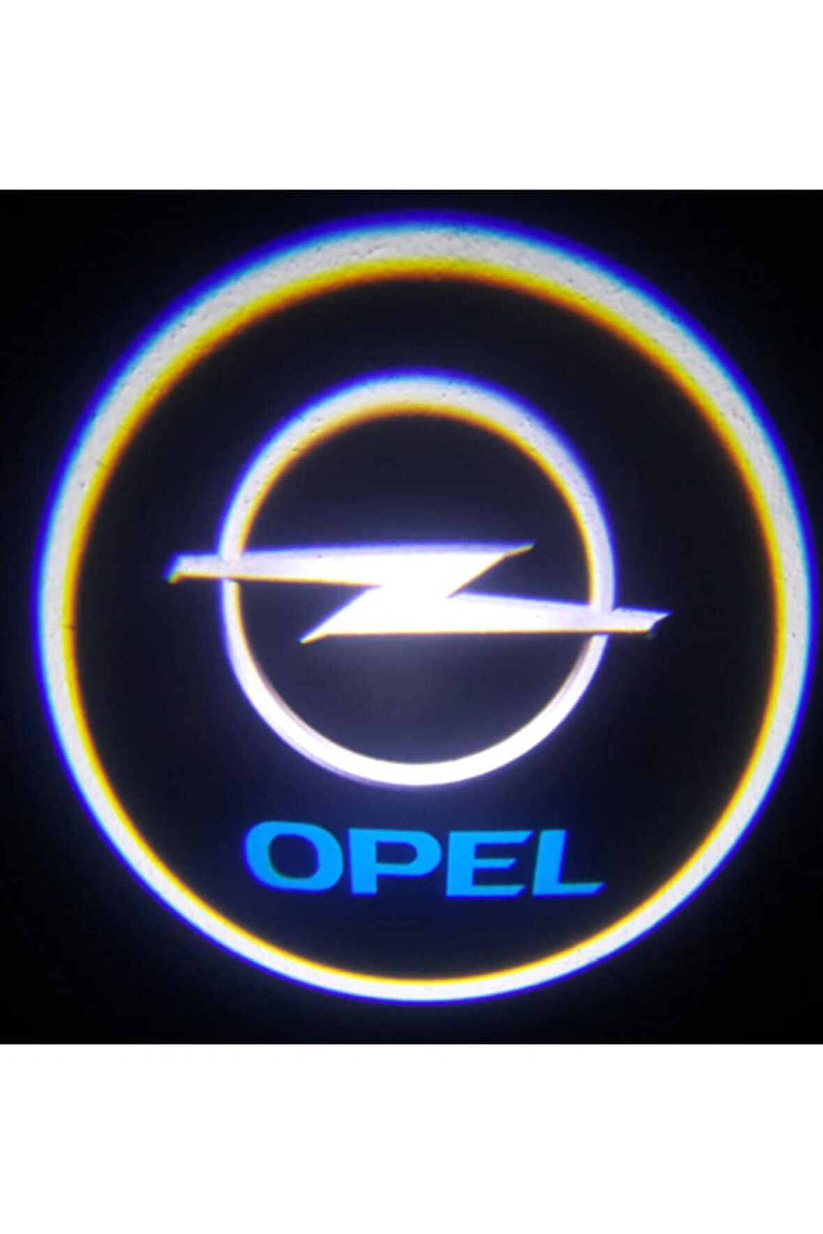 Opel ile Uyumlu Yeni Nesil Pilli Yapıştırmalı Led Işıklı Çift Sensörlü Kapı Altı Logo