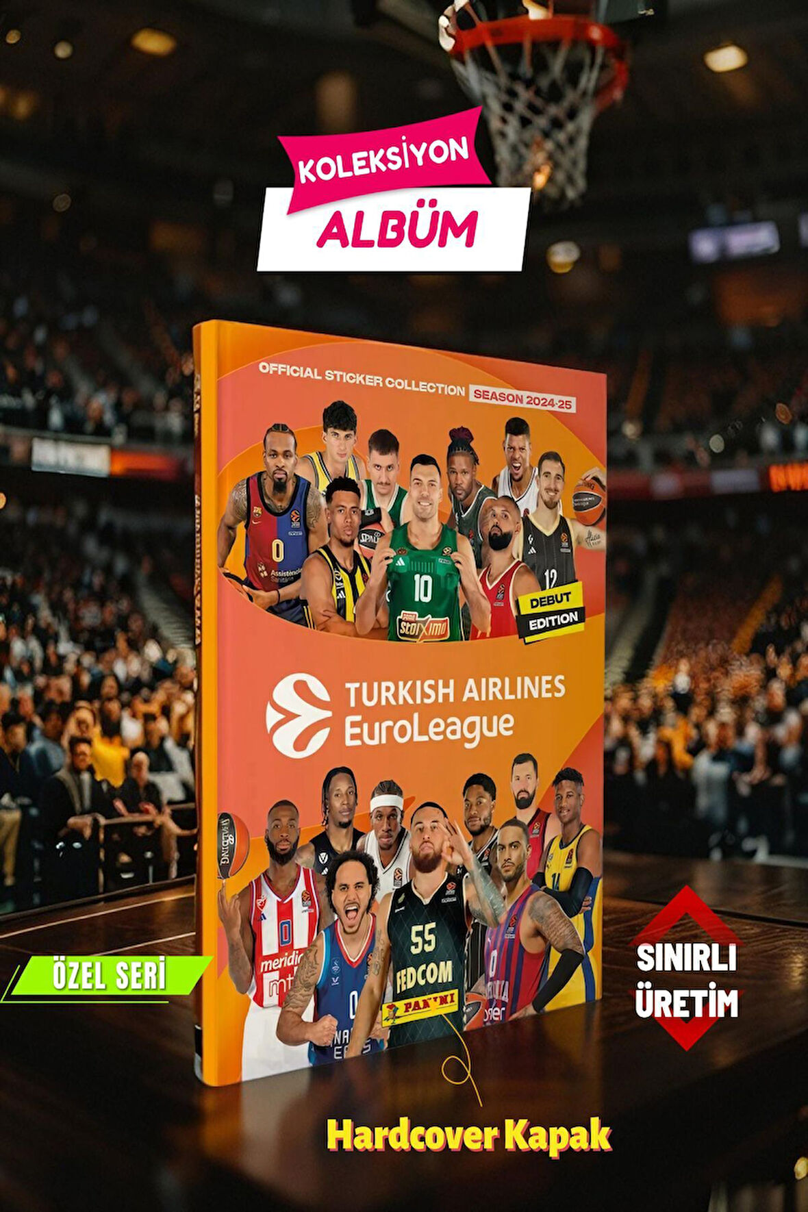Panini 2024-25 Turkish Airlines Euroleague Özel Koleksiyon Albüm