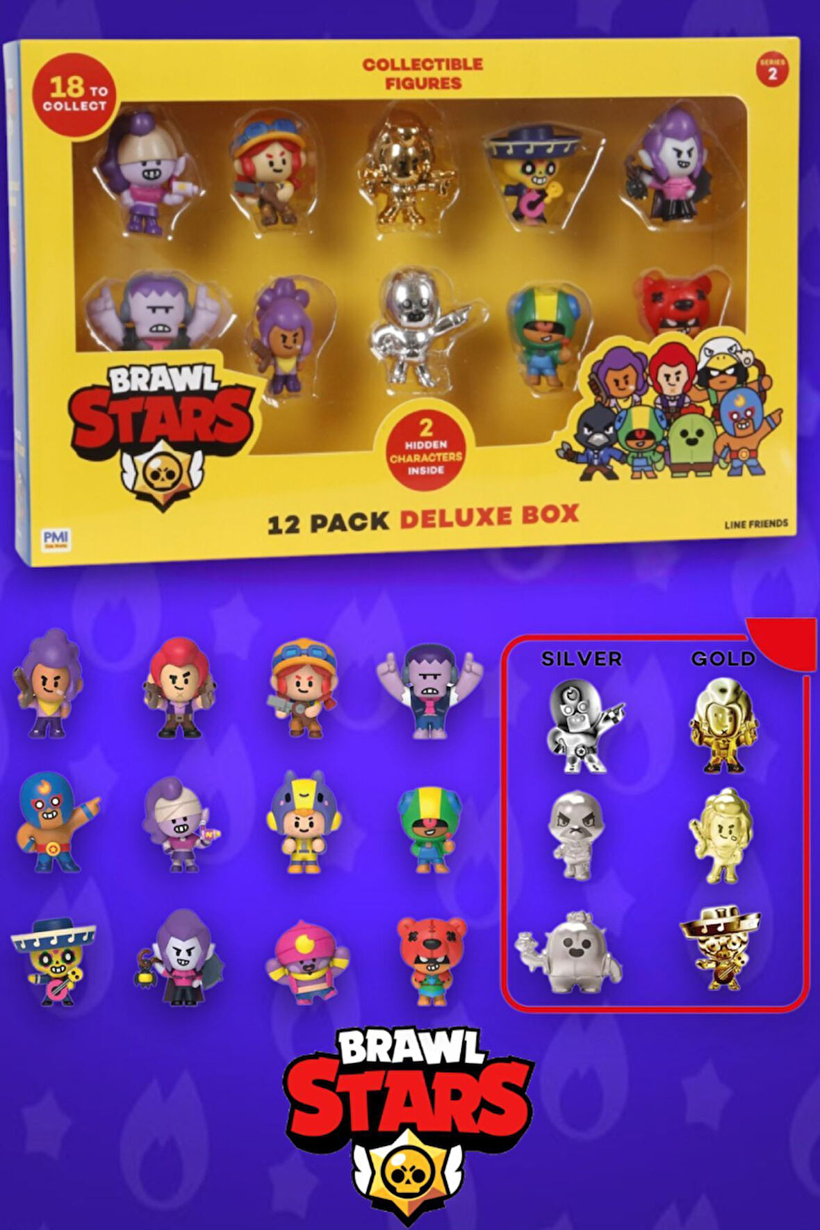 12'li Brawl Stars Seri 2 - Model 1