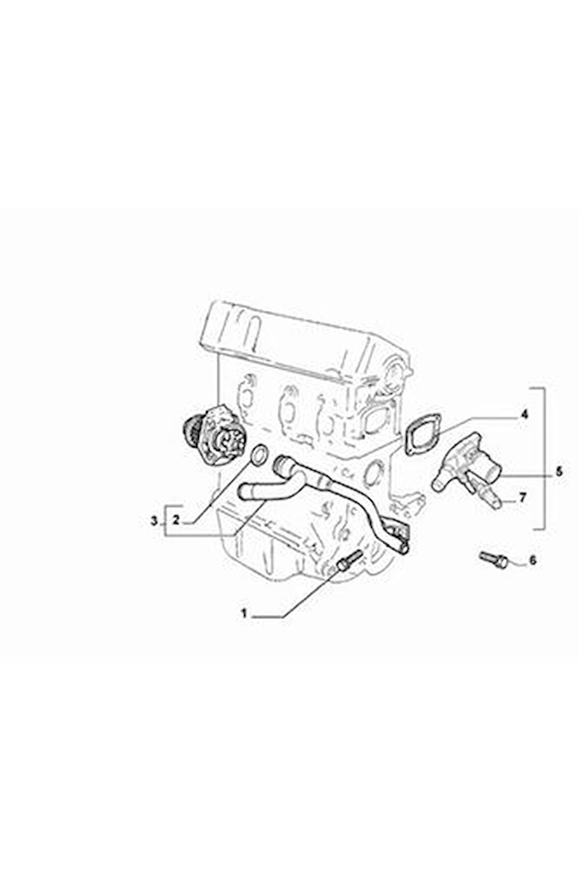 Opar 55202371 Termostat 1.2 8V 500 55202371