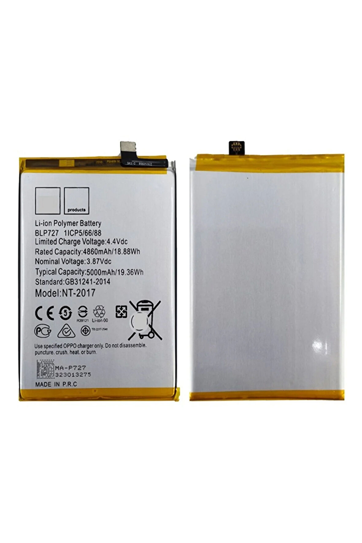 Oppo A5 2020 Uyumlu Batarya