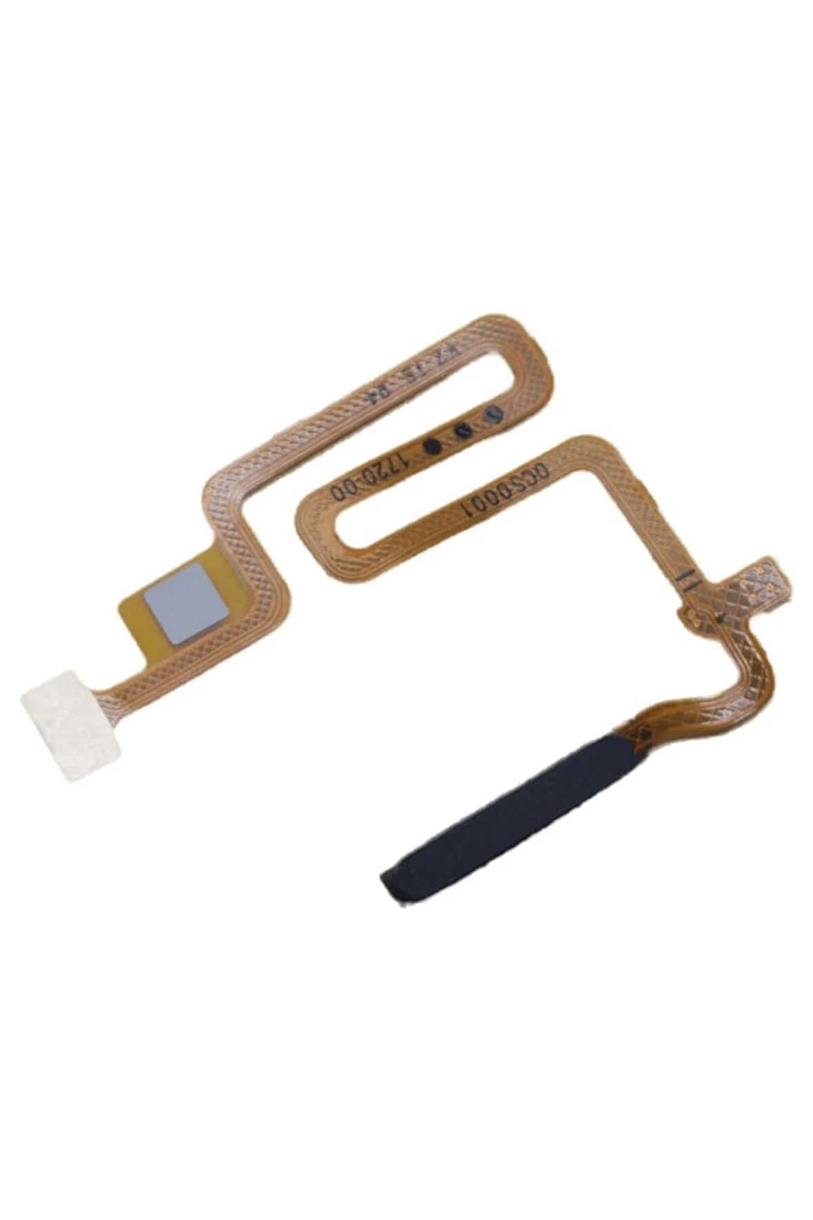 OPPO A55 (CPH2325) Uyumlu Home Flex Siyah-Parmak İzi