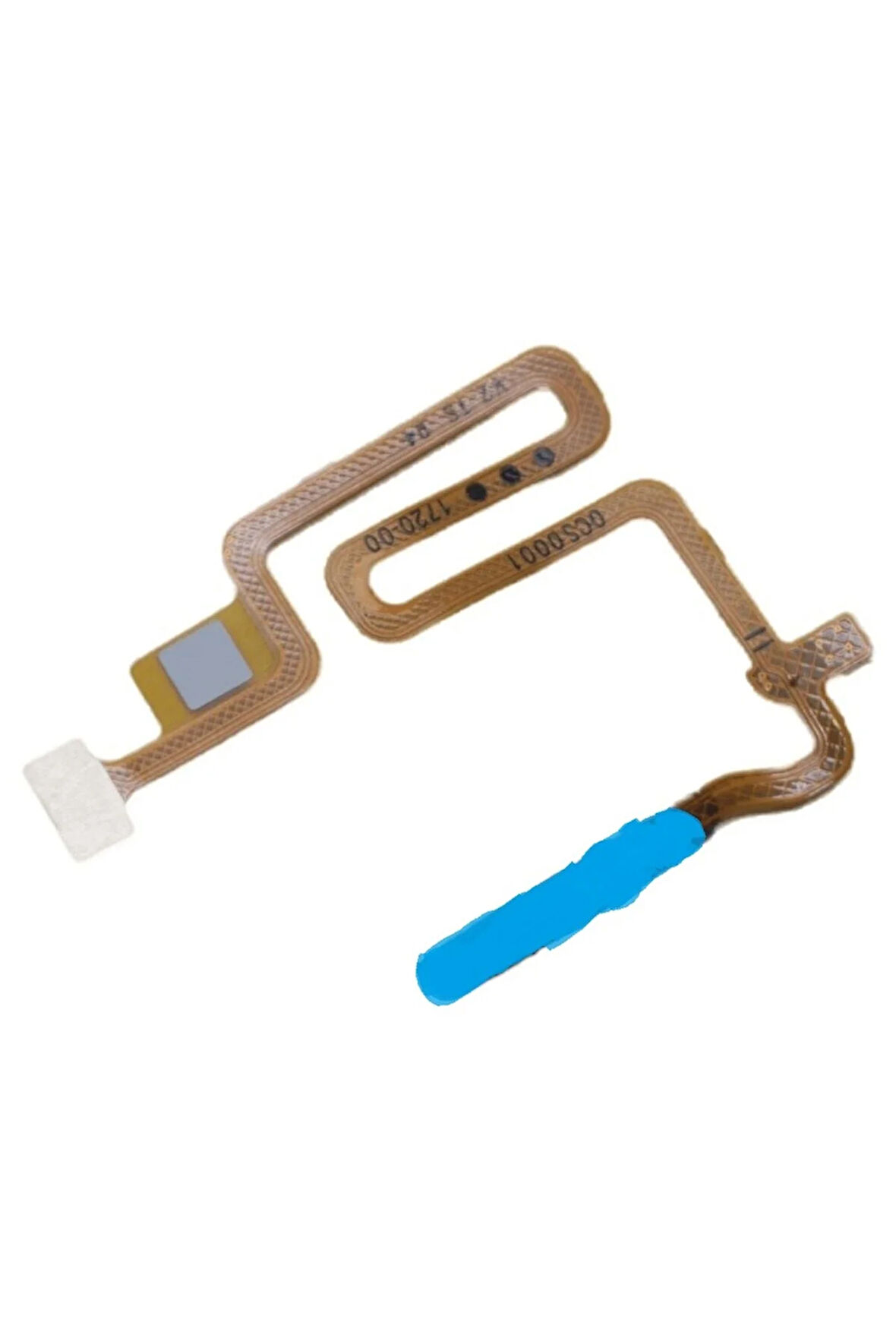 OPPO A96 (CPH2333) Uyumlu Home Flex Mavi-Parmak İzi